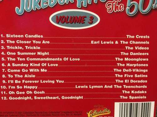 CD - The Ultimate Jukebox Hits of The 50`s Volume 3