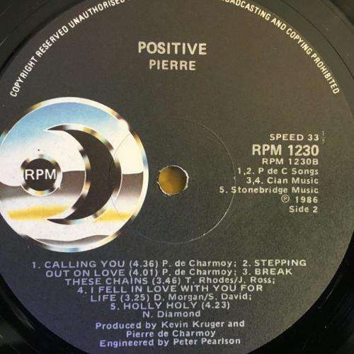 LP - Pierre de Charmoy - Positive