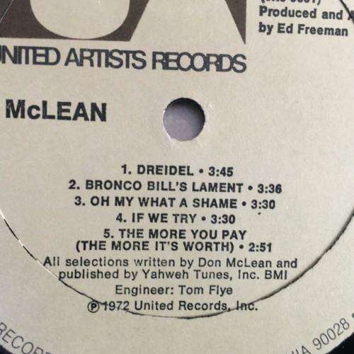 LP - Don McLean - Don McLean