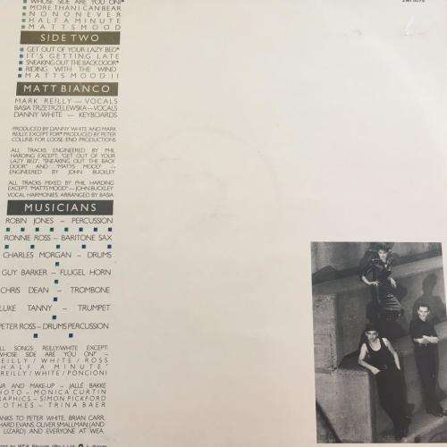 LP - Matt Bianco - Whose Side Are You On
