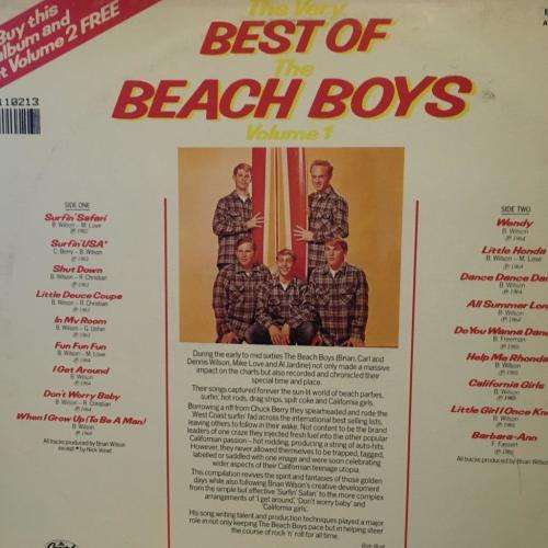 LP - Beach Boys - The Very Best of Volume 1