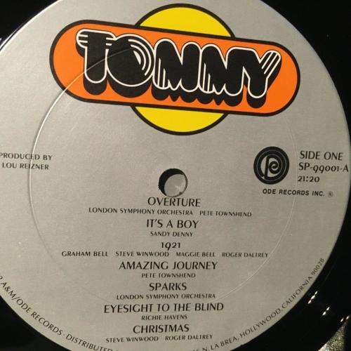 LP - Tommy - as performed by the London Symphony Orchestra