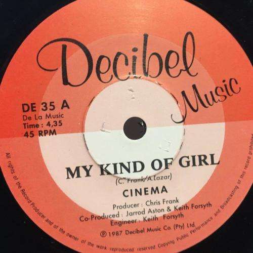 Seven Single - Cinema - My Kind of Girl / Friends and Lovers (Has a signature???)