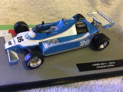 Jacques Laffite - Ligier JS11-1979 -  F1 Car Collection 1:43 Scale Die Cast