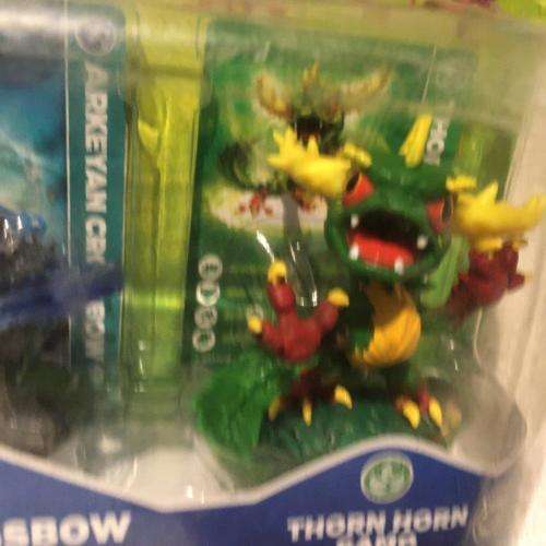 SKYLANDERS - Swap Force - Battle Pack - Grim Creeper Arkeyan Crossbow Thron Horn