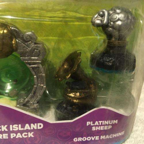 SKYLANDERS - Swap Force - Sheep Wreck Island Adventure Pack - Wind-UP Platinum Sheep Groove Machine