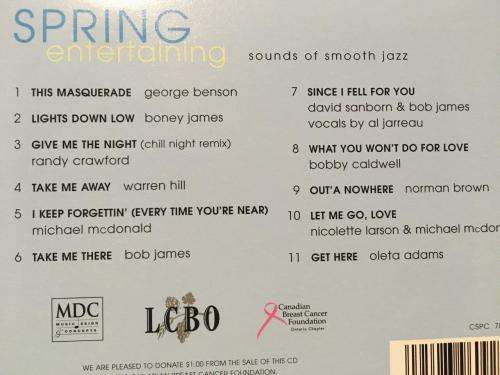 CD - Spring Enteraining Sounds Of Smooth Jazz