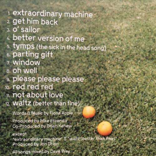 CD - Fiona Apple - Extraordinary Machine