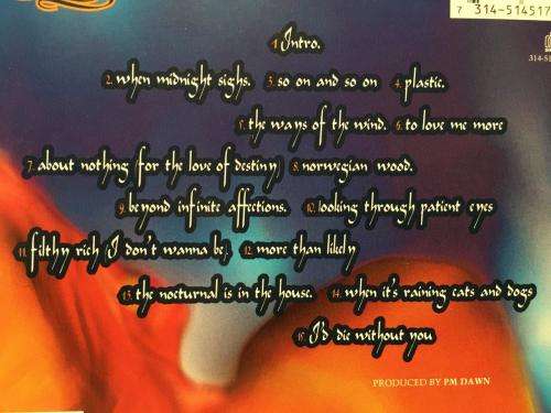 CD - P.M. Dawn - The Bliss Album...?