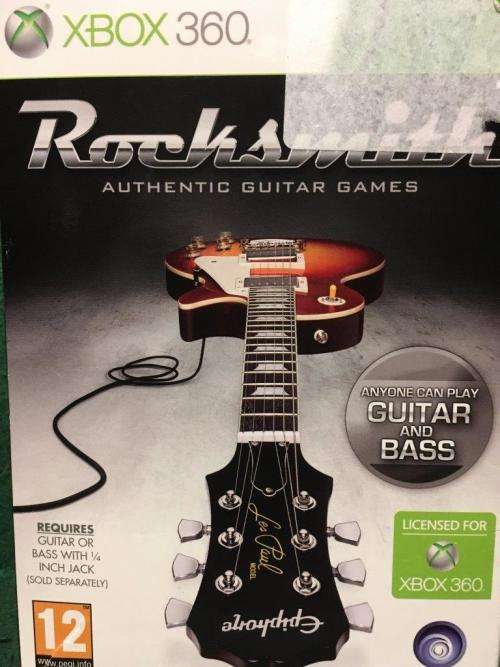 Xbox 360 - Rocksmith Includes Rocksmith Real Tone Cable (As new)