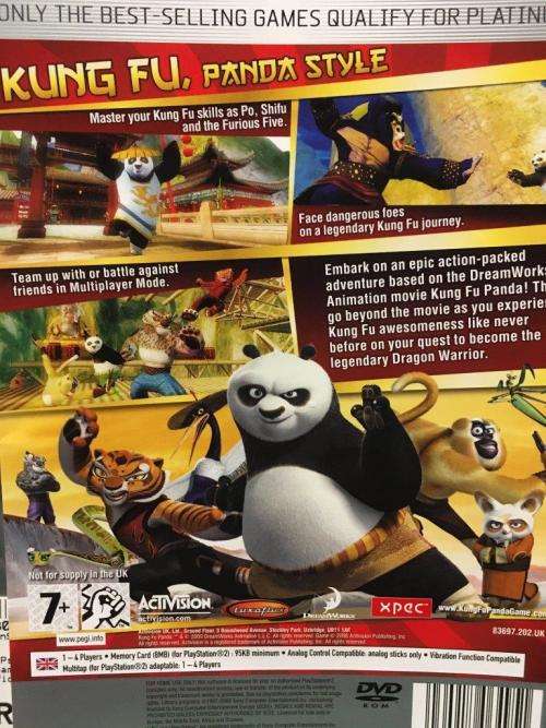 PS2 - Kung Fu Panda - Platinum