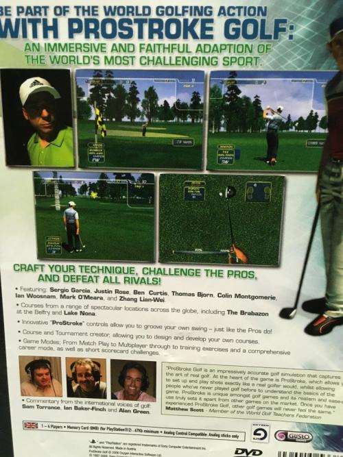PS2 - Prostroke Golf