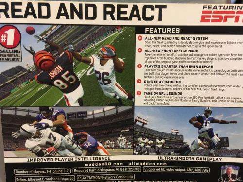 PS3 - Madden NFL 08