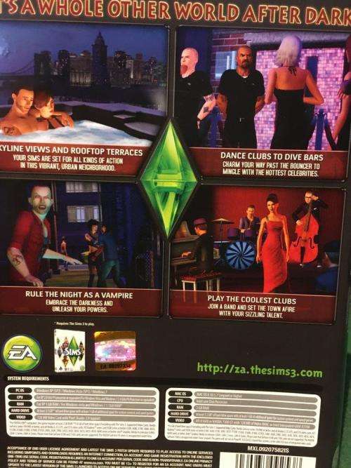 PC - The Sims 3 - Late Night Expansion Pack