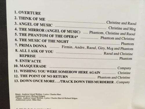 CD - Highlights From The Phantom of the Opera