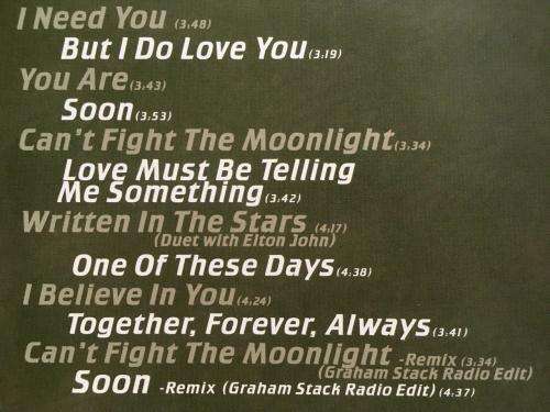 CD - Leann Rimes - I Need You