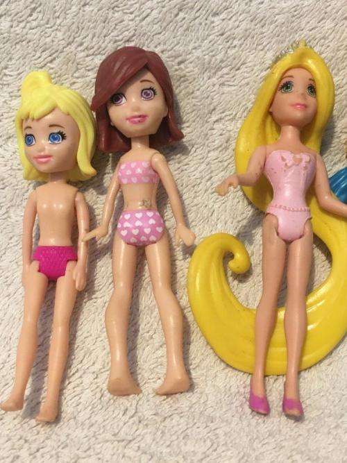 Job Lot of 6 Polly Pocket Dolls