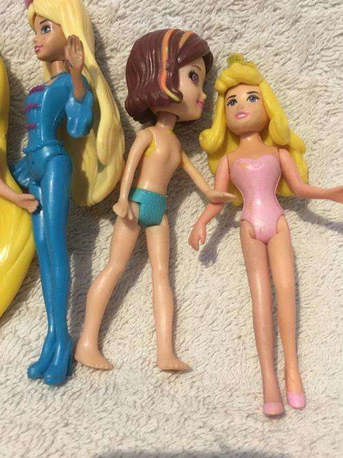 Job Lot of 6 Polly Pocket Dolls