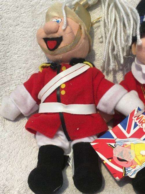 Collectable Mr Beefy  & Mr Guard Soft Toy Souvenir Concepts Glasgow +-25cm
