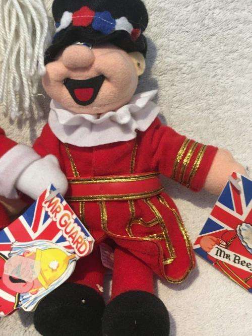 Collectable Mr Beefy  & Mr Guard Soft Toy Souvenir Concepts Glasgow +-25cm