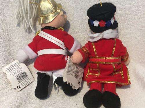 Collectable Mr Beefy  & Mr Guard Soft Toy Souvenir Concepts Glasgow +-25cm