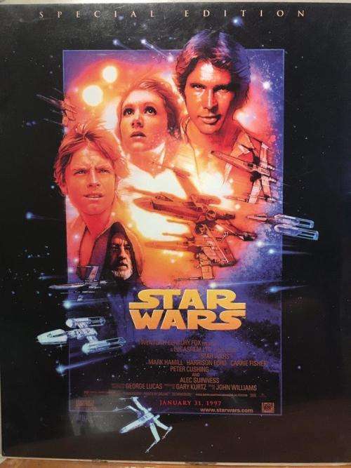 Star Wars Special Edition Mini Poster January 1997 (NOS) 28cm x 36cm