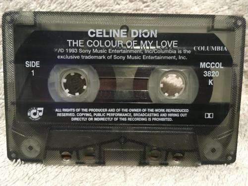 Cassette - Celine Dion - The Colour Of My Love (Cassette & Case No Inlay)