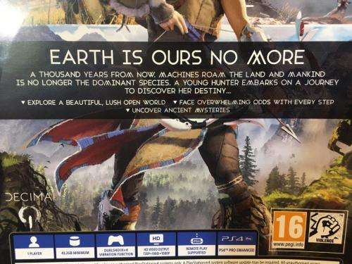 PS4 - Horizon Zero Dawn