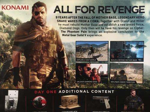 PS4 - Metal Gear Solid V - The Phantom Pain Day One Edition