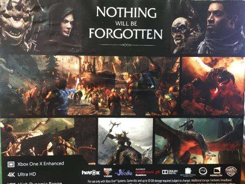 Xbox ONE - Middle Earth Shadow of War