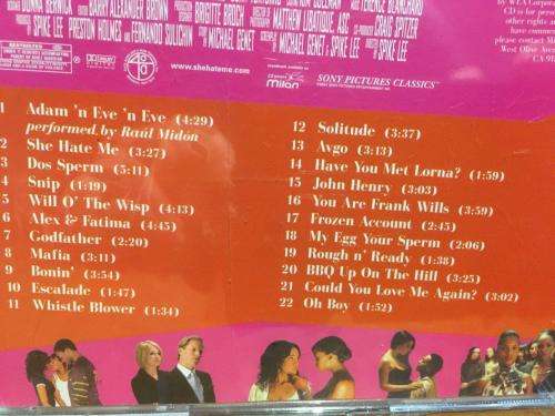 CD - She Hate Me - Music From the Motion Picture (New Sealed)