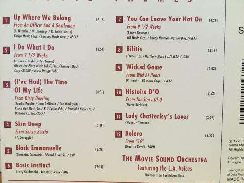 CD - Erotic Cinema - Movie Themes