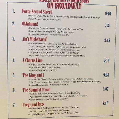 CD - On Broadway - Olde Piano Rolls