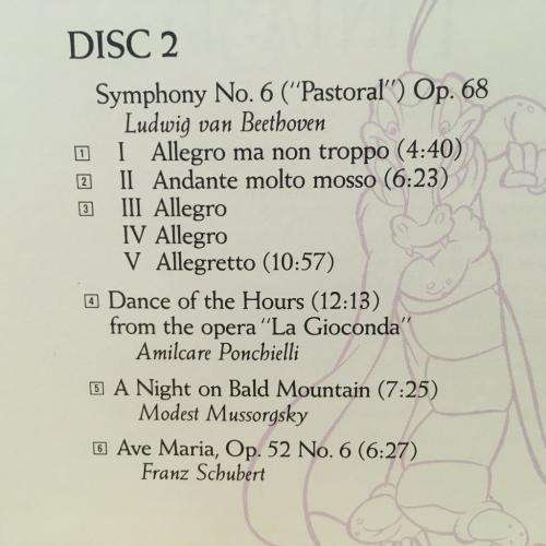 CD - Walt Disney`s Fantasia (Disc 2)