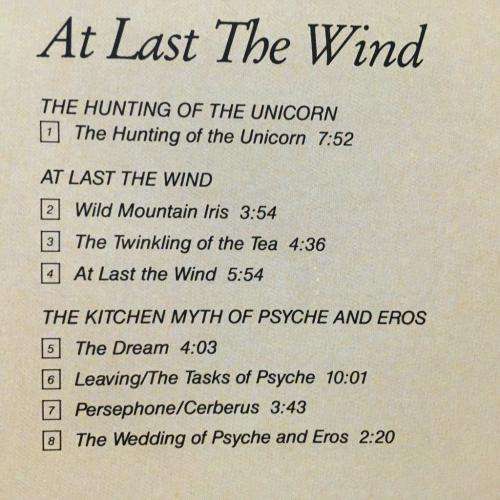CD - Judith Pintar - At Last The Wind