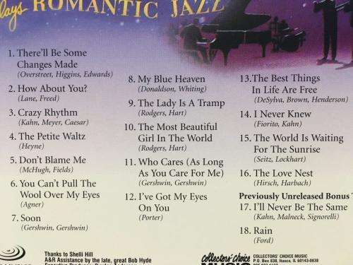 CD - Jackie Gleason - Plays Romantic Jazz