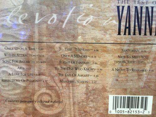 CD - Yanni - Devotion The Best of (New Sealed)