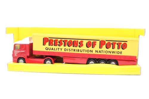 Corgi Super Haulers - Scania Curtainside - Prestons of Potto 1:64 Scale
