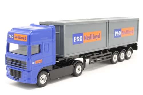 Corgi Super Haulers - Daf 95' Skeletal Trailer - P & O Nedlloyd 1:64 Scale (NOS - New old Stock)