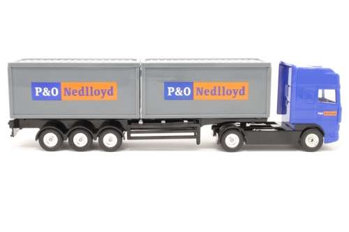 Corgi Super Haulers - Daf 95' Skeletal Trailer - P & O Nedlloyd 1:64 Scale (NOS - New old Stock)