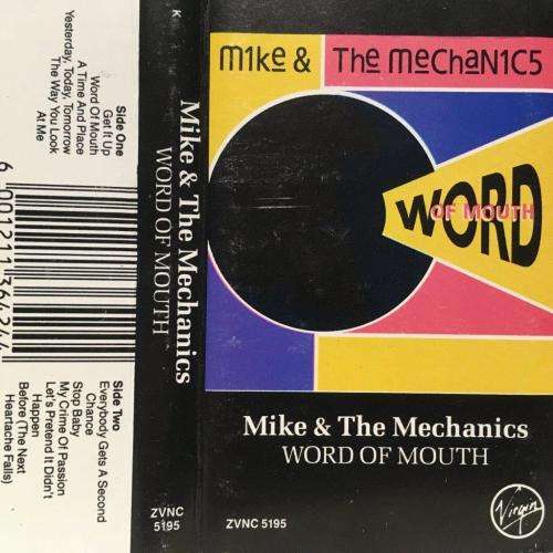 Cassette - Mike & The Mechanics - Word Of Mouth