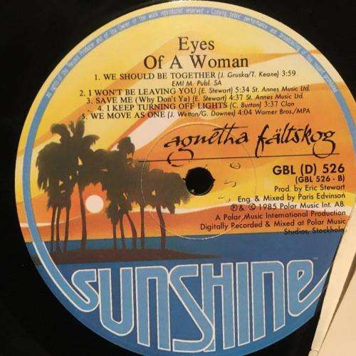 LP - Agnetha Faltskog - Eyes Of A Woman