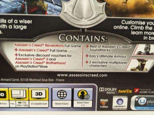 PS3 - Assassin's Creed Revelations Special Edition