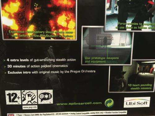 PS2 - Tom Clancy`s Splinter Cell Platinum