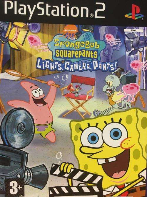 PS2 - Spongebob Squarepants Lights, Camera, Pants!