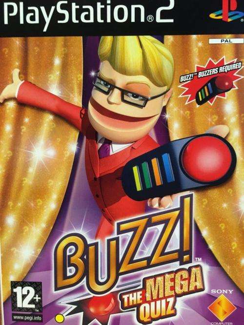 PS2 - Buzz! - The Mega Quiz