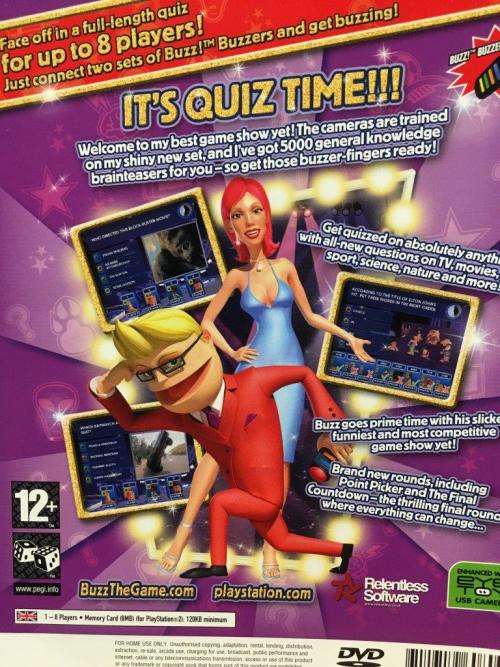 PS2 - Buzz! - The Mega Quiz