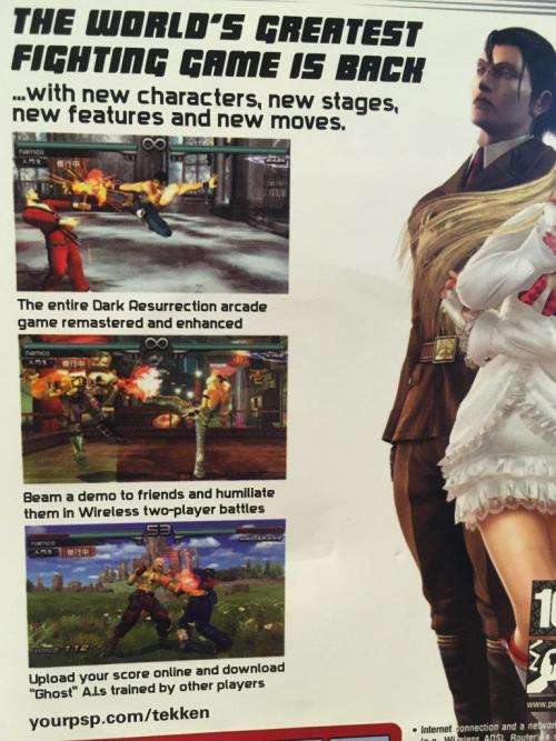 PSP - Tekken Dark Resurrection - Platinum