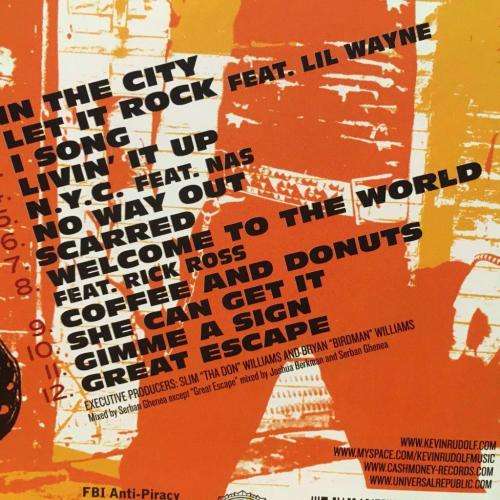 CD - Kevin Rudolf - In The City