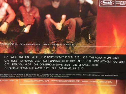 CD - 3 Doors Down - Away From The Sun